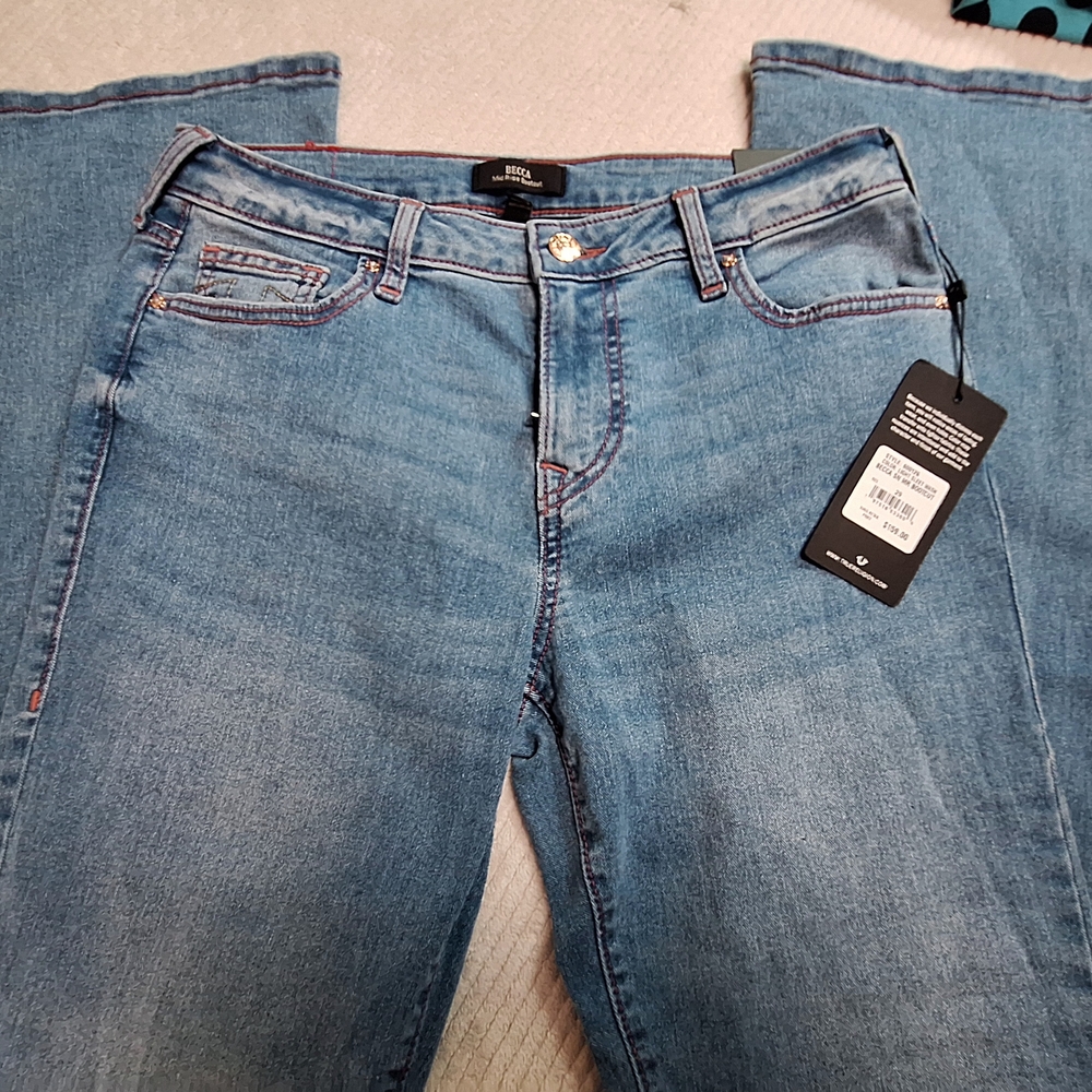 True Religion Blue Boot Cut Jeans Classic Denim